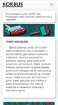 Mobile Screenshot of korbus.pl