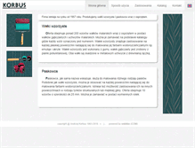 Tablet Screenshot of korbus.pl